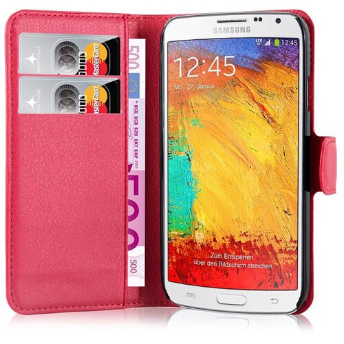 Cadorabo Samsung Galaxy NOTE 3 NEO v rdeče sladkorno jabolko - Zaščitni ovitek z magnetnim zapiranjem, stoječo funkcijo in režo za kartice, (20557187) Cene