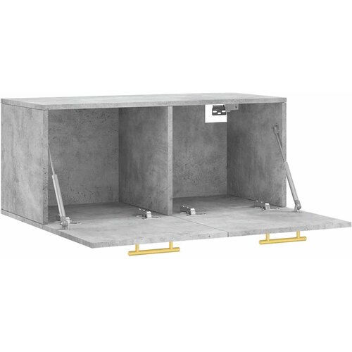  Zidni ormarić boja betona 80x36,5x35 cm od konstruiranog drva Siva 80 x 36.5 x 35 cm Slike