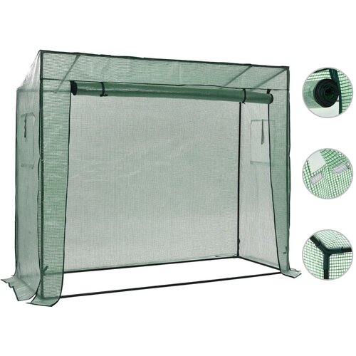 vidaXL Rastlinjak z vhodom 200x80x173 cm, (20747873) Cene