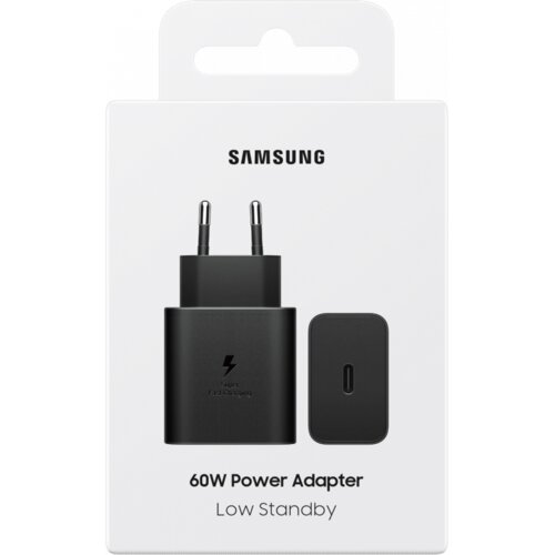 Samsung originalni zidni punjač 60W 1 x USB-C crni EP-T6010NBEGWW Slike