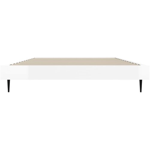  Okvir za krevet bijeli 90x190 cm konstruirano drvo Slike