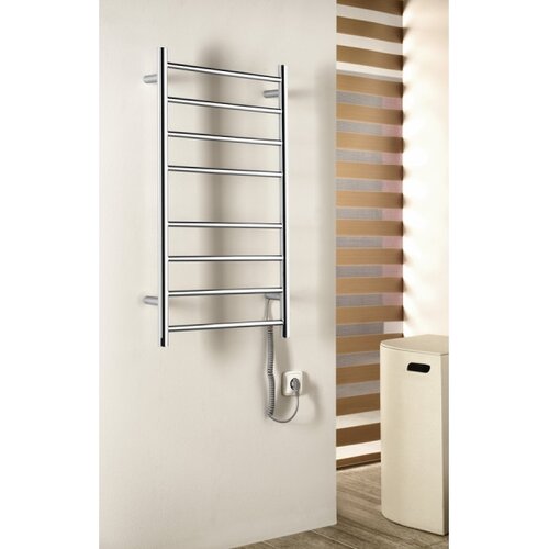 Sapho električni su&amp;scaron;ač pe&amp;scaron;kira redondo 75W 90x50 cm, sjajni hrom, okrugli Slike