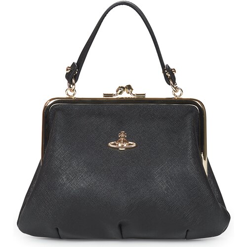Vivienne Westwood Ročne torbice GRANNY FRAME PURSE Črna Slike