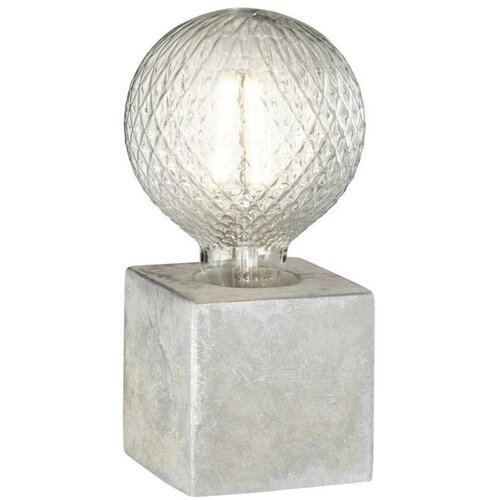 Wofi 8213.01.50.7000 - Stona lampa BROAD 1xE27/10W/230V betonska Slike