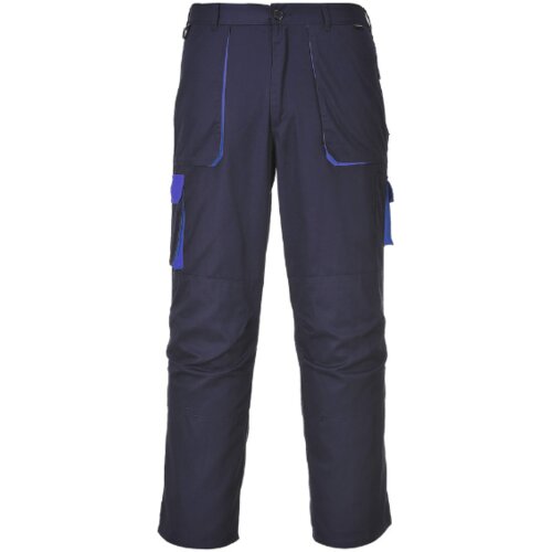 MONSUN Radne pantalone Contrast/ teget/plava Cene