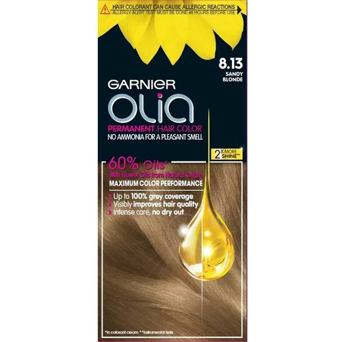 Garnier barva za lase - Olia Permanent Hair Color - 8.13 Sandy Blonde