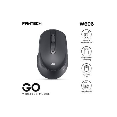 Fantech Mis wireless gaming W606 go crni Slike