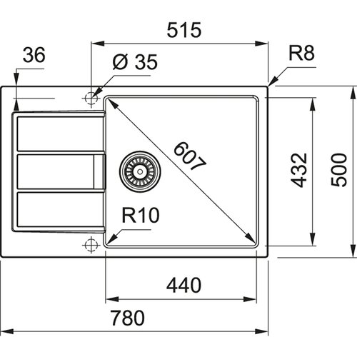 Franke 2 S2D 611-78 XL 143.0590.221 Slike