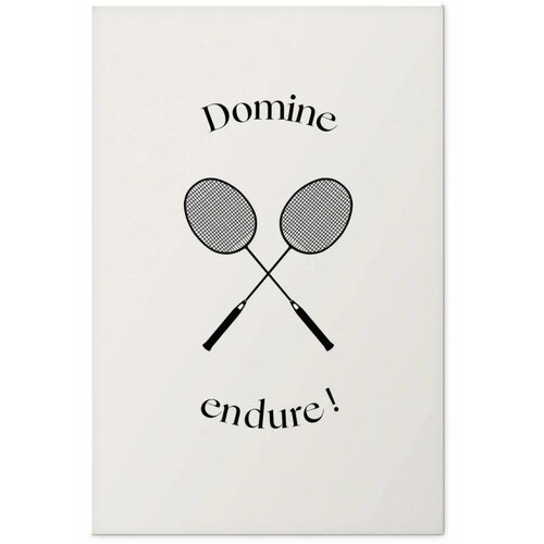  Plakat - Summer Games - Badminton Rackets on a White Background 21x30 Bez okvira Slike
