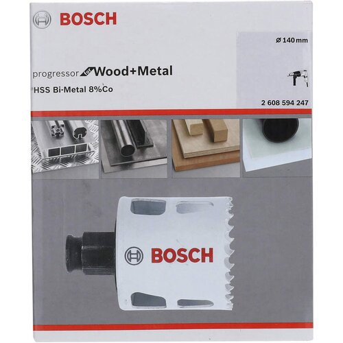 Bosch testera za otvore za drvo i metal Progressor for Wood&amp;amp;Metal 140mm (2608594247) Slike