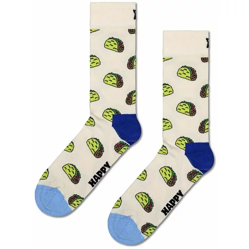 Happy Socks Čarape Taco Sock boja: bijela
