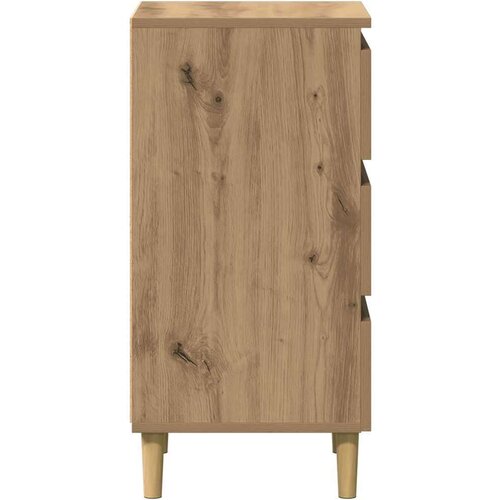 VidaXL Noćni ormarić Artisan hrast 40x35x69 cm izrađeno drvo Slike