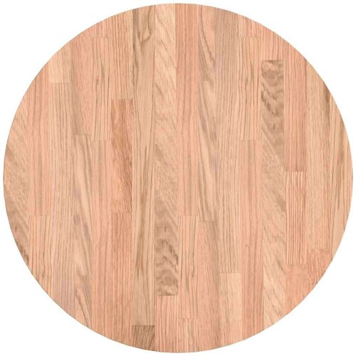 vidaXL Nepremična površina Svetlo rjava Ø 50 x 4 cm Trda hrastovina Cene