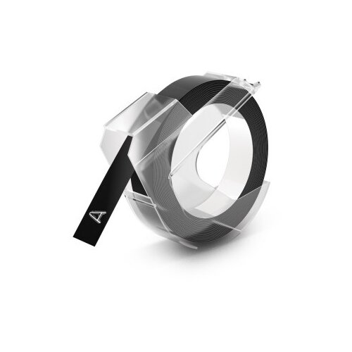 Dymo 3D Label Tape 9 mm x 3 m Plastic glossy black Cijene