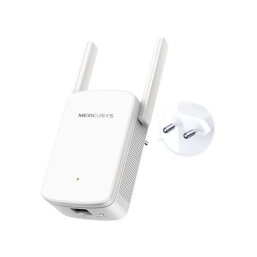 Mercusys ME30 AC1200 Wi-Fi Range Extender, 300 Mbps at 2.4 GHz + 867 Mbps at 5 GHz, 1 x 10/100 LAN, 2&amp;times; Fixed External Antennas, Slike