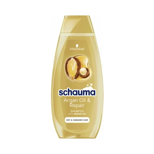 Schauma Argan Oil & Repair Shampoo šampon za poškodovane lase za suhe lase 400 ml za ženske