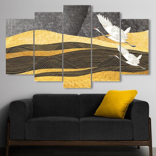Wallity slika 5MDF4593_60100, 100x60 cm, 5 delova Cene