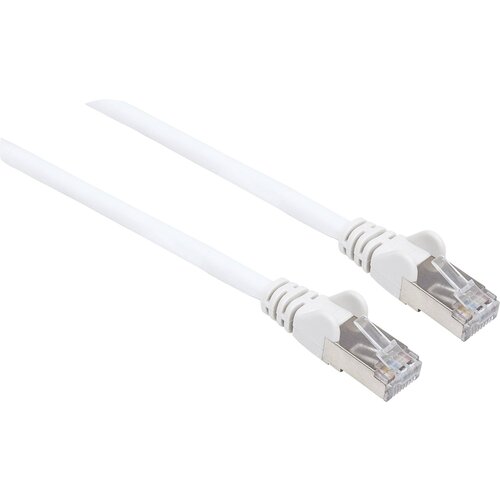 Intellinet 741385 RJ45 omrežni kabel\, Patch kabel CAT 6a (neobdelani kabel CAT7) S/FTP 2.00 m bela brez halogena 1 kos, (20421328) Cene