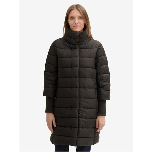 Tom Tailor Black women's winter quilted coat - Women's Cene