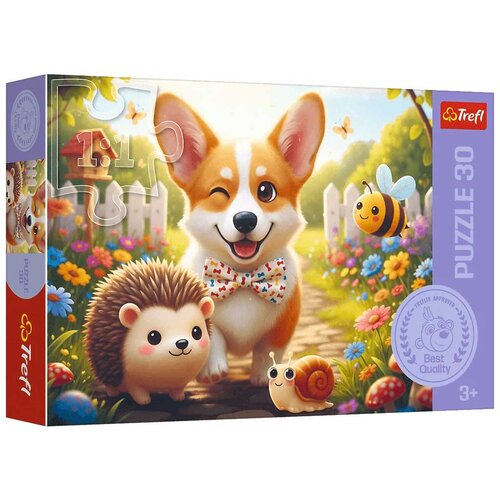 Trefl En dan s corgijem 30-delni puzzle - Cene