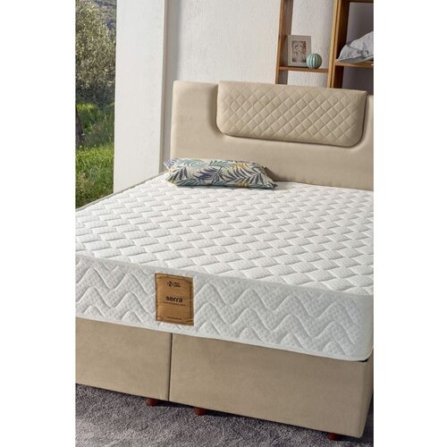Hanah home Serra 100x200 cm Single Size Ultra Firm Mattress White Mattress Cene
