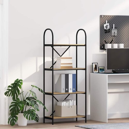 vidaXL Polica hrast artisan 60 x 30 x 146 cm Konstruirano drvo Cijene
