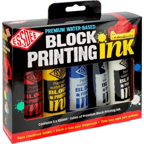 Essdee Block Printing Ink Boja za linorez 5 x 300 ml