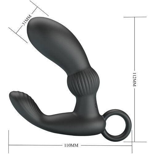 Pretty Love Cayla Prostate Double Stimulator Black Slike