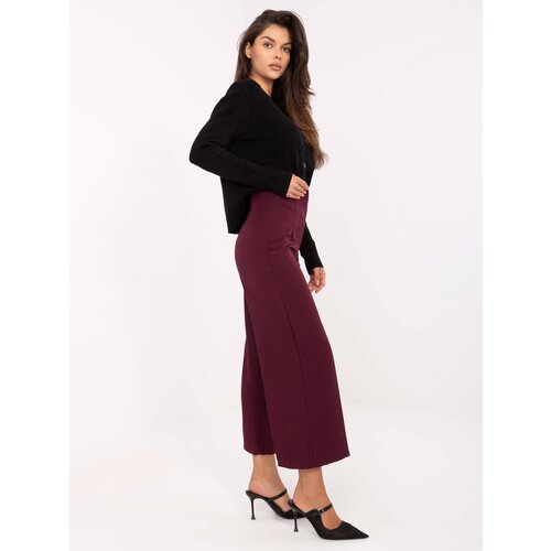 RUE PARIS Trousers-IT-SP-FL9068.96-burgundy Slike