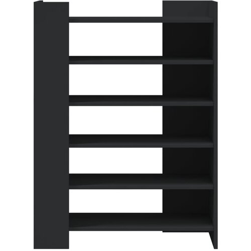  za cipele crni 74,5x37,5x100 cm od konstruiranog drva Slike
