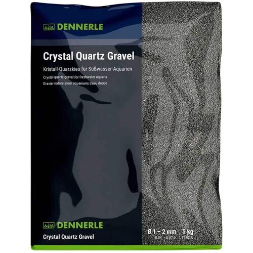 Dennerle Crystal Quartz Gravel Diamond Black - 5kg Cene
