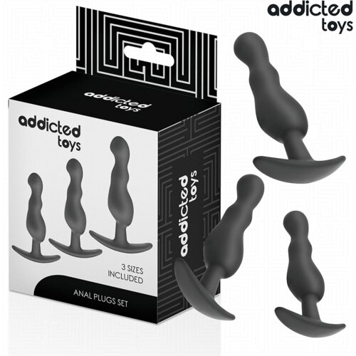 Addicted Toys Anal Komplet Analnih Čepov Addicted Toys Model Iii Slike