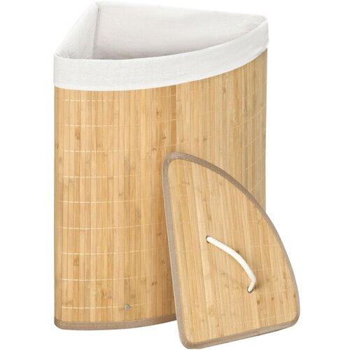 Compactor Bambusova košara za rublje u prirodnoj boji 40 l Bamboo – Cijene
