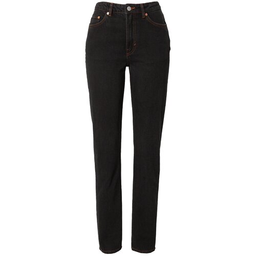 Weekday Kavbojke črn denim Slike