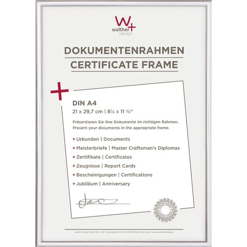 Walther New Lifestyle 21x29,7 Resin silver DIN A4 KV130S Cijene