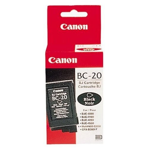  Kartuša Canon BC-20 črna/black - original Cene
