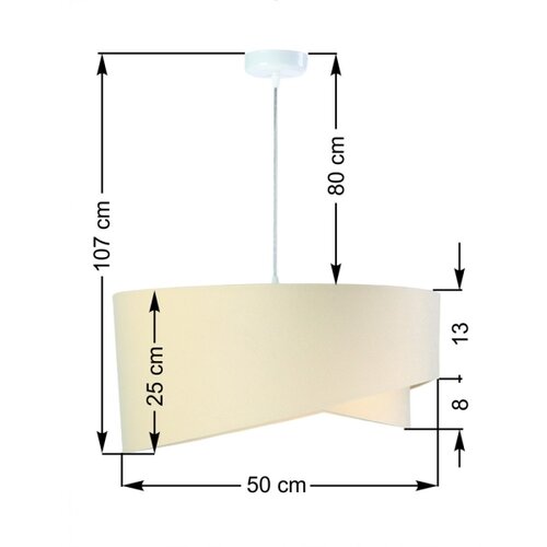  Luster na sajli GALAXY 1xE27/60W/230V Slike