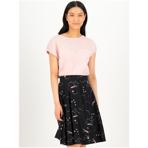 Blutsgeschwister Black patterned skirt - Women Slike