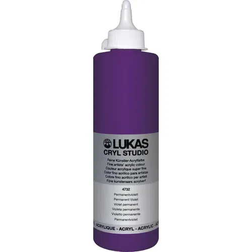 Lukas Cryl Studio Akrilna barva 500 ml Permanent Violet