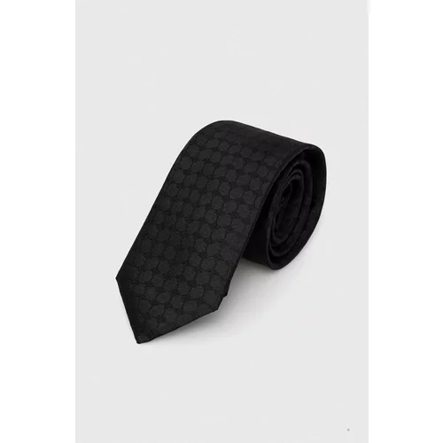 Joop! Svilena kravata črna barva