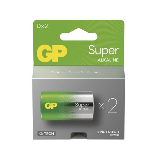  Baterija GP SUPER alkalna LR20 D 2 kos 2/1 Cene