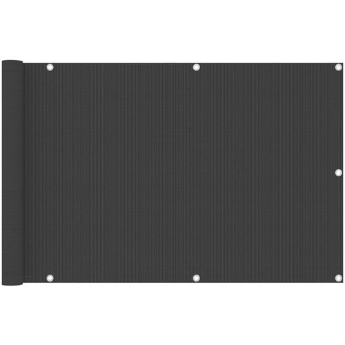 VidaXL Balkonsko platno antracitno 90x300 cm HDPE Slike