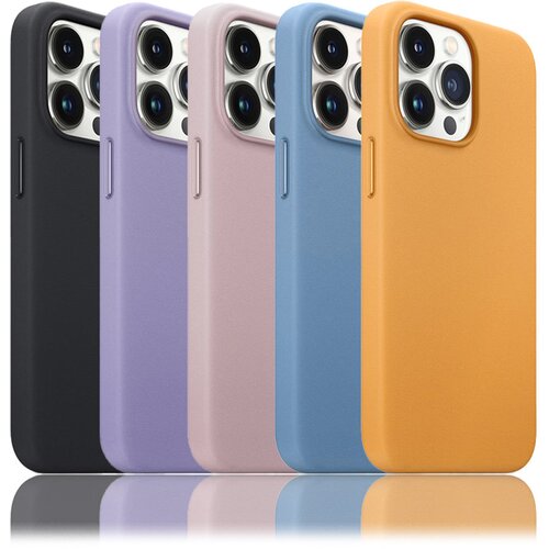  Maska za iPhone 15 Plus Beautiful Shine Leather crna Cene