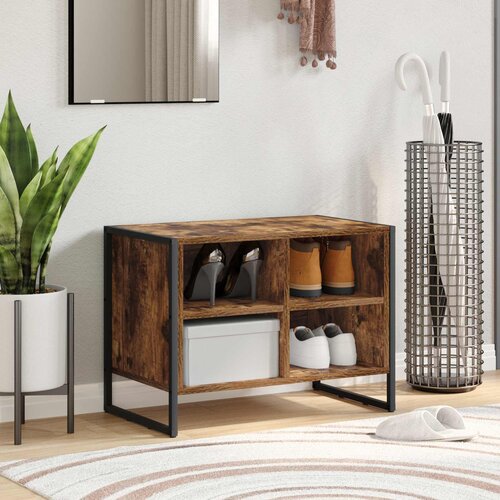  Ormar za cipele Dimni hrast 60 x 35 x 44 cm Konstruirano drvo Cijene