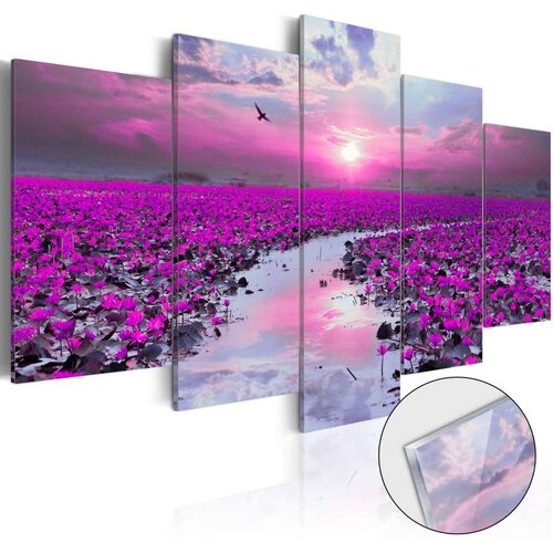  Slika na akrilnom staklu - The River of Magic [Glass] 100x50 Slike