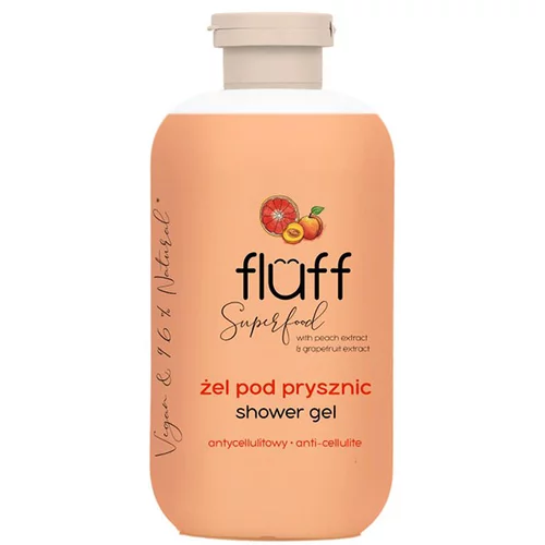 Fluff Superfood gel za prhanje Peach & Grapefruit 500 ml