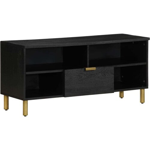 TV omarica črna 100x33x46 cm iz umetnega lesa, (21830099) Cene