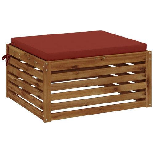  Jastučić za sjedalo od 1 dijela SOEST 100% poliester Crvena - Crvena (melange) 80 x 80 x 5 cm 1 Cene