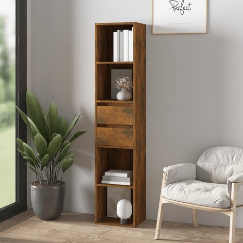 The Living Store Knjižna omara dimljeni hrast 36x30x171 cm konstruiran les - Knjižna Omara, (21437228) Cene