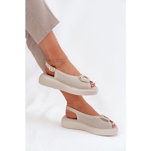 S. BARSKI Ladies Leather Sandals With Decoration S.Barski Cijene